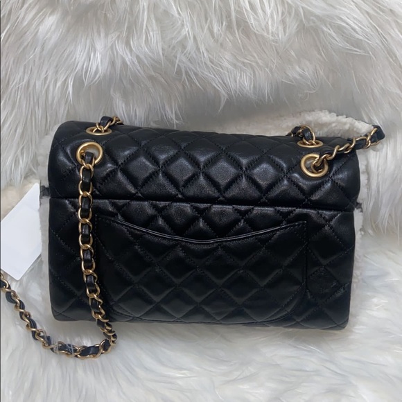 Chanel Lambskin Shearling Large CC Flap Bag - Picture 5 of 12
